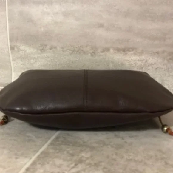 Kenneth Cole Mini Leather Hobo Bag EUC - Picture 5 of 11